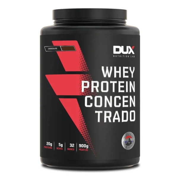 Whey Protein Concentrado Dux Nutrition Lab 900g Pote Sabor Cookies