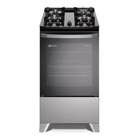 Fogão Electrolux 4 Bocas Efficient Com Perfectcook Prata (fe