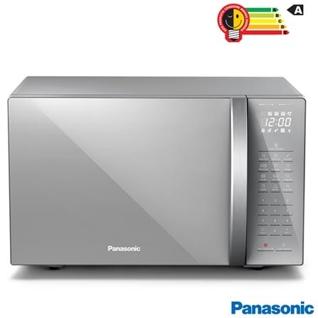 Micro-ondas de Mesa Panasonic com 34 Litros de Capacidade Inox - NN-ST67LSRUN