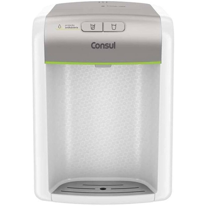 Purificador de água Consul Prata refrigerado com proteção antibactérias - CPB34AS Bivolt