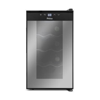 Adega 8 Garrafas Philco PAD8 Preta Bivolt - Adega
