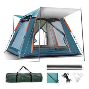 Barraca De Acampamento Grande Para 4/5 Pessoas 210x210x145cm