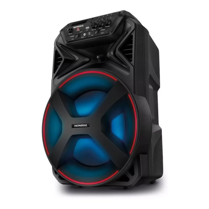 Caixa De Som Amplificada Bluetooth 250w Cm250 Cor Preto Mondial Bivolt