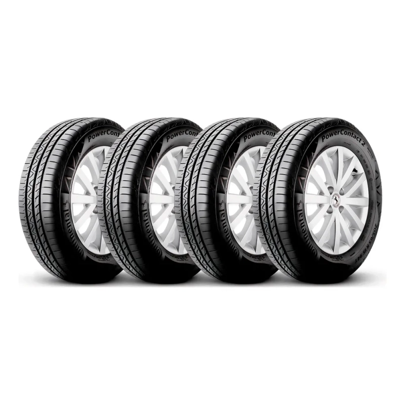 Kit 4 Pneus 195/55R15 Continental PowerContact 2 85H Aro 15