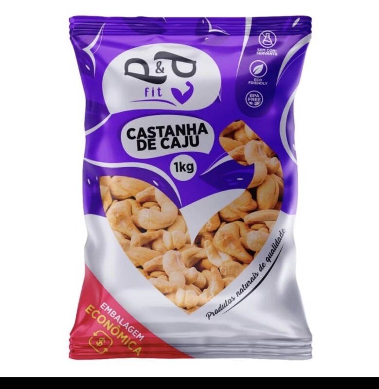 Castanha de Caju 1Kg (Com ou sem Sal) - P&P