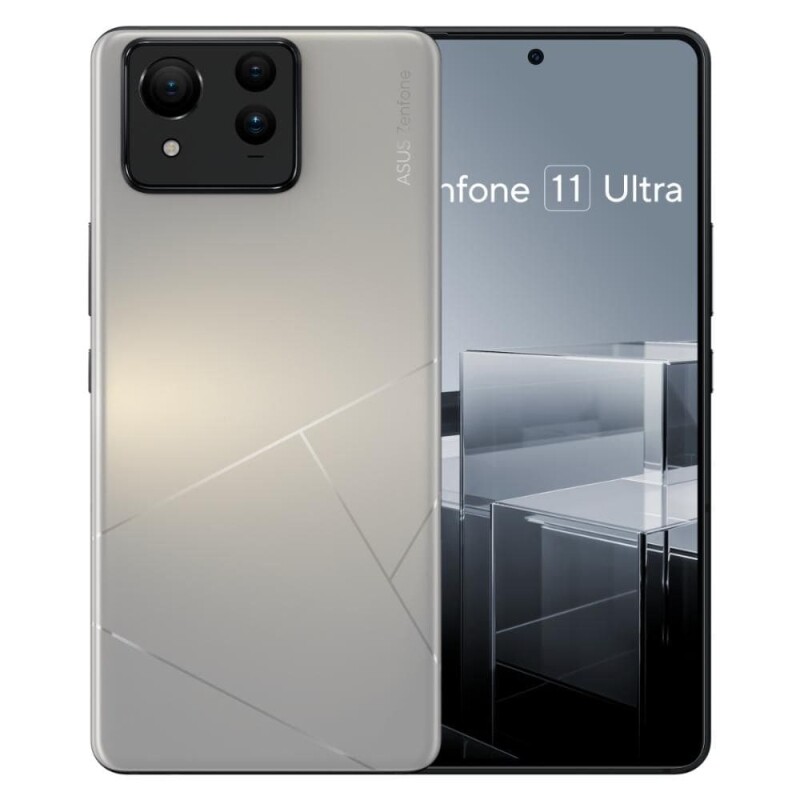 Smartphone ASUS Zenfone 11 Ultra Snapdragon 8 Gen3 5G 256GB 12GB Ram Tela 678\" AMOLED Câm Tripla+Self 32MP Grey