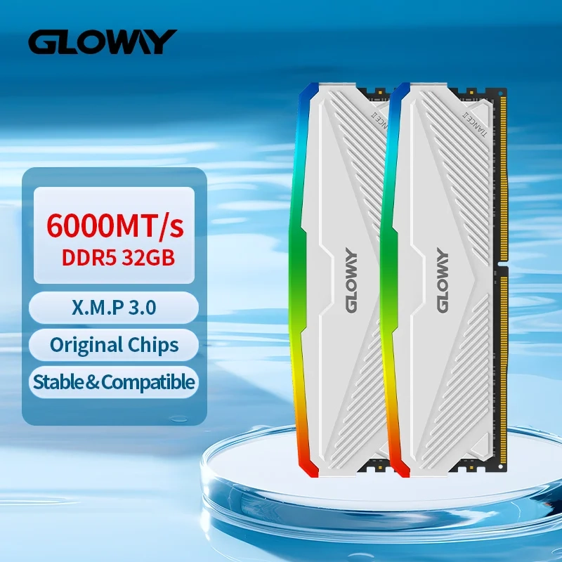 Memória Ram Gloway DDR5 5600mhz 16gbx2 desktops xmp3.0
