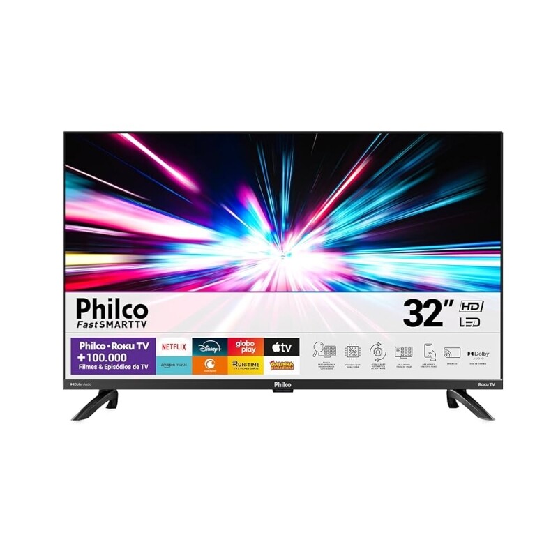 Smart TV 32 Philco LED Roku TV PTV32G7PR2CGB