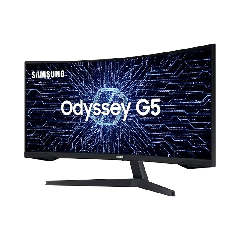 Monitor Gamer Curvo Samsung Odyssey 34 Ultra WQHD 165Hz 1ms tela ultrawide HDMI Display Port Freesync Premium pret