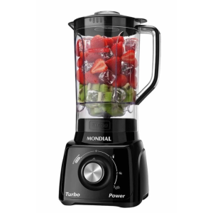 Liquidificador Mondial L-99FB 3 Velocidades 2,2L 550W Preto - 110v