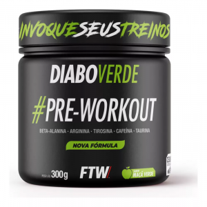Suplemento Em Pó Ftw Diabo Verde Pré Treino - 300g