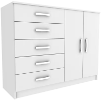 Cômoda Panamá 2 Pt 5 Gv - BRANCO