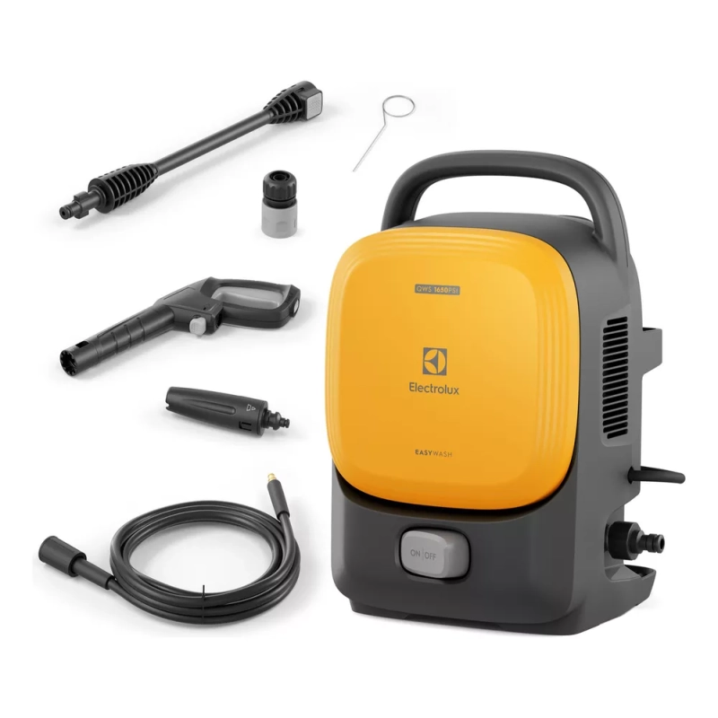 Lavadora de Alta Pressão Electrolux 1650PSI 1400W de Potência com Engate Rápido EasyWash Lava Jato QWS1650 220v