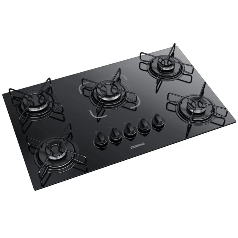 Cooktop Itatiaia 5 Bocas Essencial Preto - Bivolt .br - Friopeças