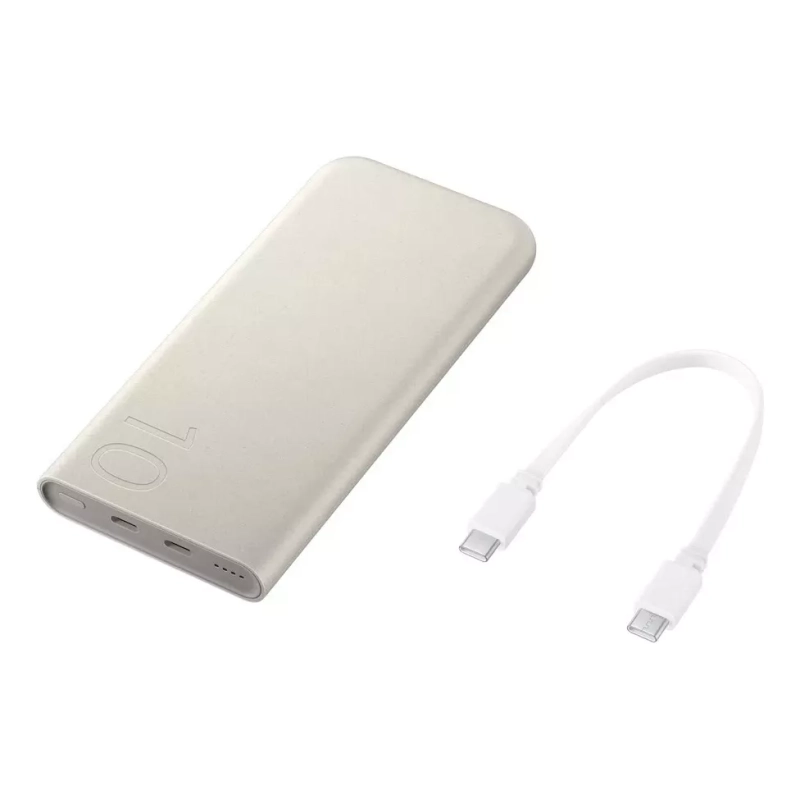 Bateria Carregador Portátil Samsung EB-P3400 de 10.000mah 2 entradas USB-C Super Rápido - 25W