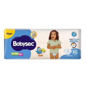 Babysec Fralda Ultrasec Galinha Pintadinha Azul Xg 60 Unidades