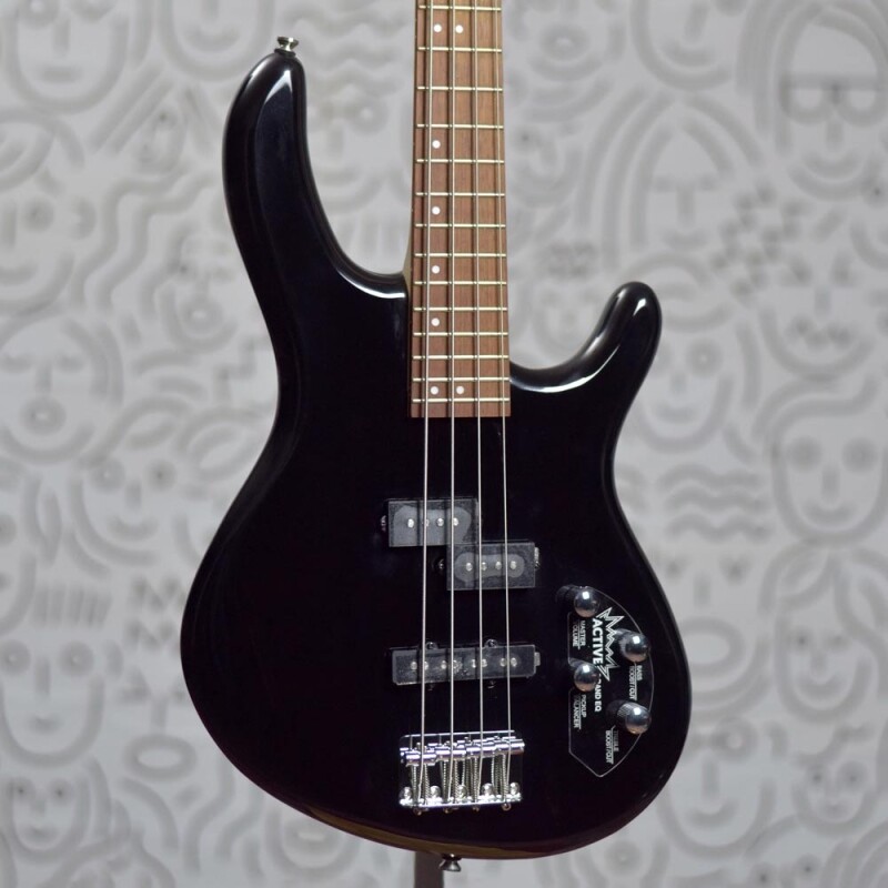Contra baixo Cort Action Bass Plus Precision Jazz Ativo Preto