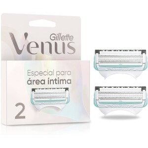 Gillette Venus Especial Para Área Íntima Carga para Aparelho de Depilação Recarregável com Barra Anti-irritação Depilação Íntima