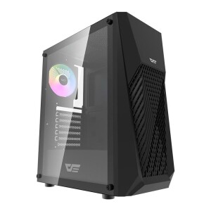 Gabinete Gamer Aigo DarkFlash DK150 Mid-Tower Lateral de Vidro Com 3 Fans Preto DK150-BK