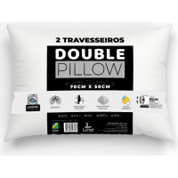 Kit Travesseiro Lynel 2 Peças Branco 70x50cm