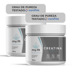 Kit 2x Creatina 100% Pura - Monohidratada Laudo de Pureza Disponível - Total 600g