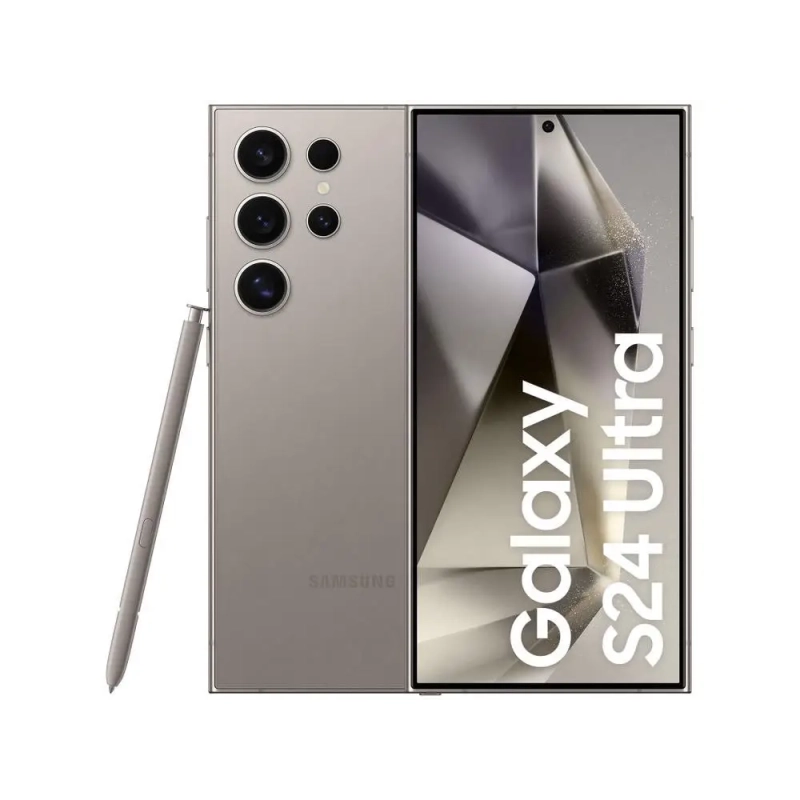 Smartphone Samsung Galaxy S24 Ultra 6,8" Galaxy AI 256GB Titânio Cinza 5G 12GB RAM Câm Quádrupla 200MP + Selfie 12MP