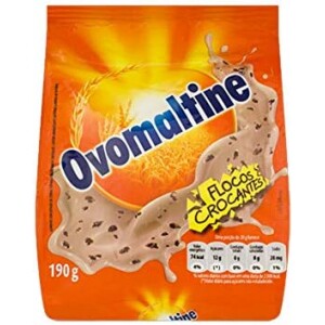 4 Unidades Achocolatado em Pó Ovomaltine Flocos Crocantes - 190g