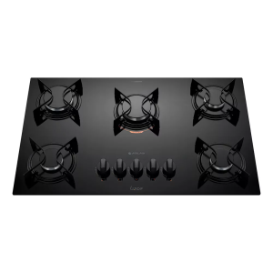 Cooktop A Gás Atlas U Top Mesa De Vidro 5 Bocas 127/220V