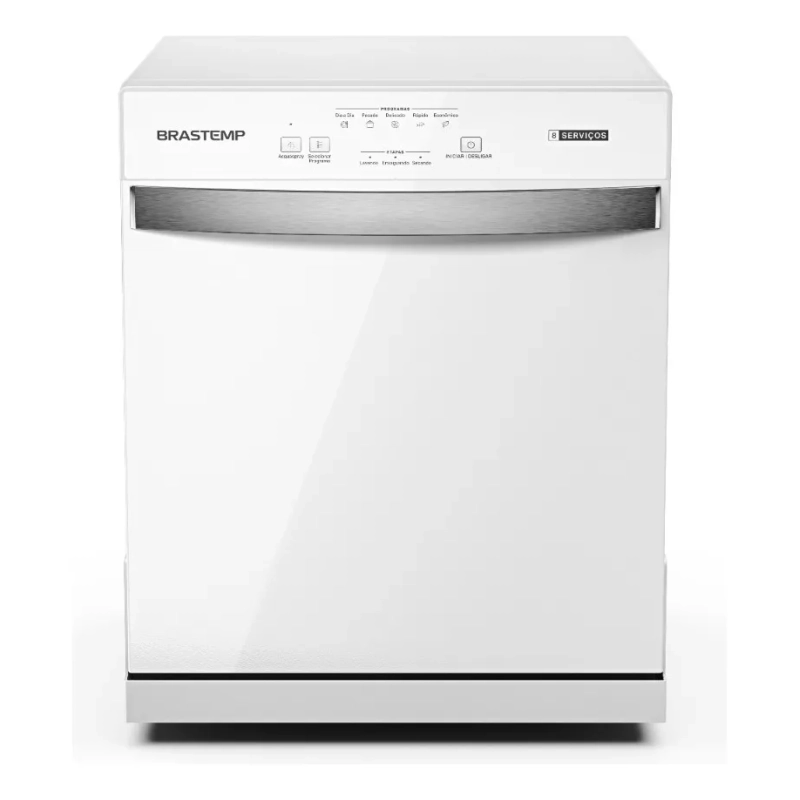 Lava-louças 8 Serviços Blf08bb Cor Branco Brastemp 110V