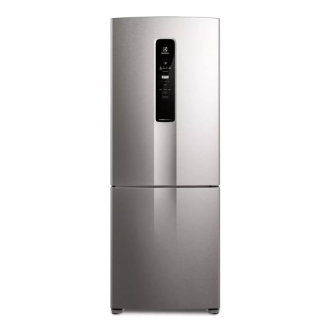 Refrigerador com Congelador Inverter Electrolux IB55 488 L em Aço Inoxidável 220V