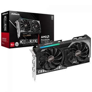 Placa de Vídeo ASRock AMD Radeon RX 9060 XT Challenger OC 16GB GDDR6 FSR Ray Tracing - 90-GA5QZZ-00UANF