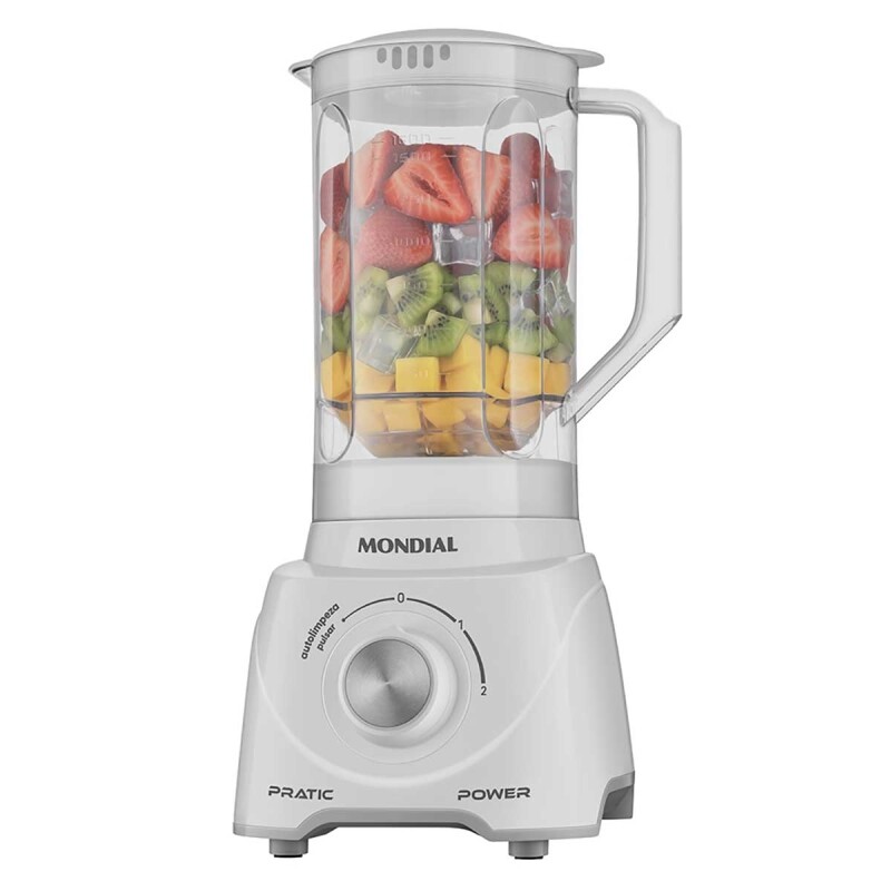 Liquidificador Pratic Power Mondial Branco 550W