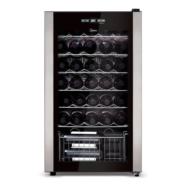 Adega De Vinhos Climatizada Midea 34 Garrafas