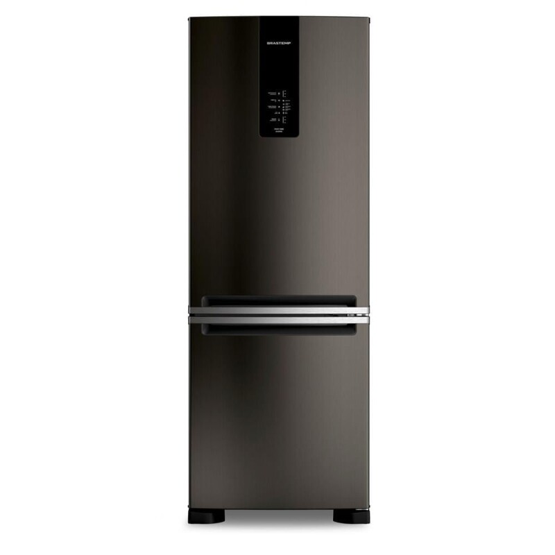 Geladeira  Eclipse Collection Frost Free Inverse A+++ 479 litros cor Black Inox com Super Capacidade