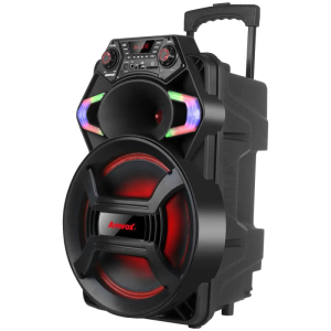 Caixa de Som Amplificada Amvox ACA550 Strondo II Bluetooth Rádio FM USB - 550W