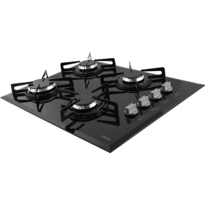 Cooktop a Gás Philco 4 Bocas Chef Bisote 4 Bivolt Preto