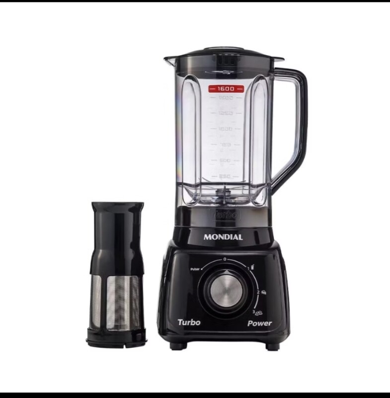 Liquidificador Mondial Turbo Power L-99 FB Preto 127V