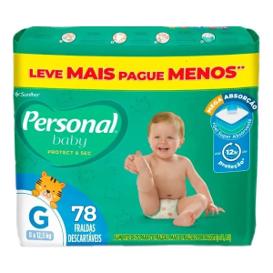 Nova Fralda Personal Protect & Sec Tamanho G 78 Unidades