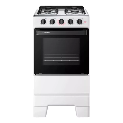 Fogão De Piso 4 Bocas Esmaltec F4isb Ideal Pop | Mesa Em Aço