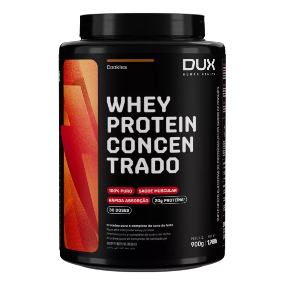 Whey Protein Dux Nutrition Concentrado 900g