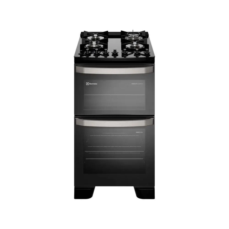 Fogão 4 Bocas Electrolux Mesa de Vidro Preto com