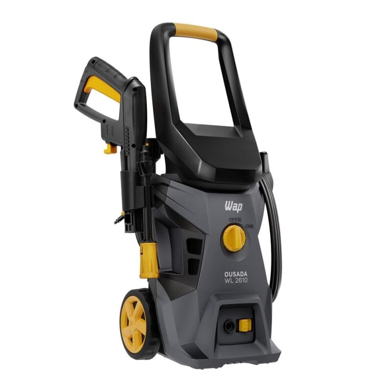 Lavadora de Alta Pressão WAP Ousada WL 2610 Ultra 1750PSI 1500W Cinza e Amarelo - 110V