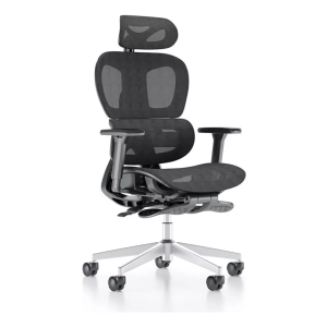 Cadeira Escritório Ergonômica Executiva Premium Cosy T03 Cor Preto Material do estofamento Mesh