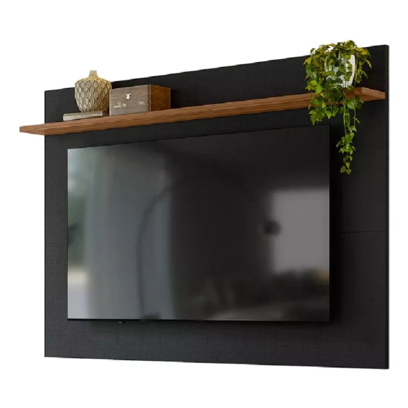 Painel Para Tv Até 70 1,80m Nt1305 Freijó / Preto