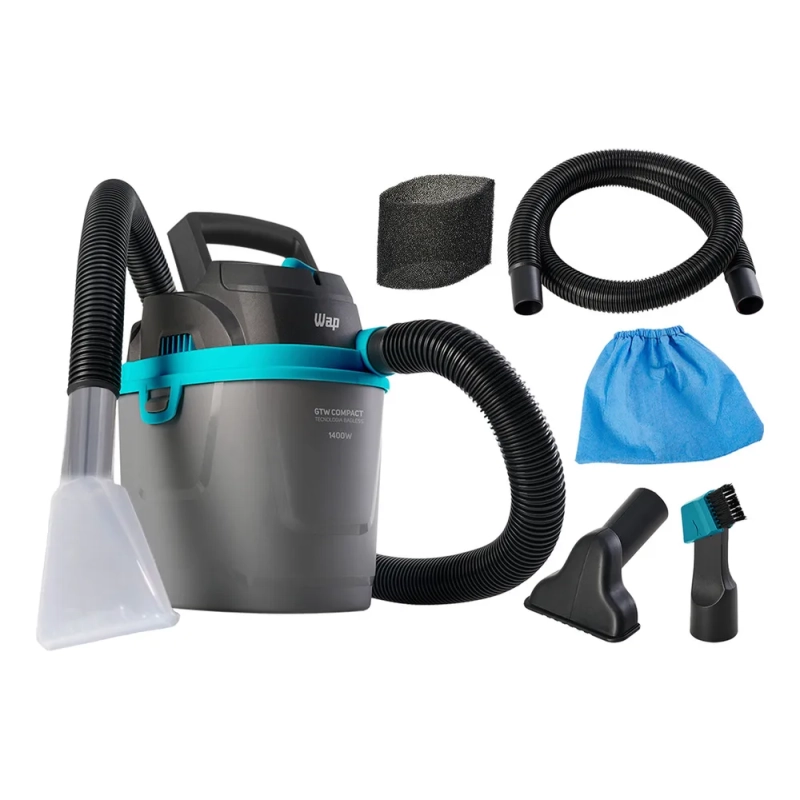 Aspirador Pó E Água Gtw 5,5l 1400w Wap 127v + Bico Extratora