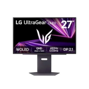 Monitor Gamer LG UltraGear 27" QHD OLED HDR400 480Hz 0.03ms (GtG) NVIDIA G-SYNC AMD FreeSync Premium - 27GX790A-B