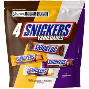 Snickers Chocolate Variedades 4 Unidades de 42g