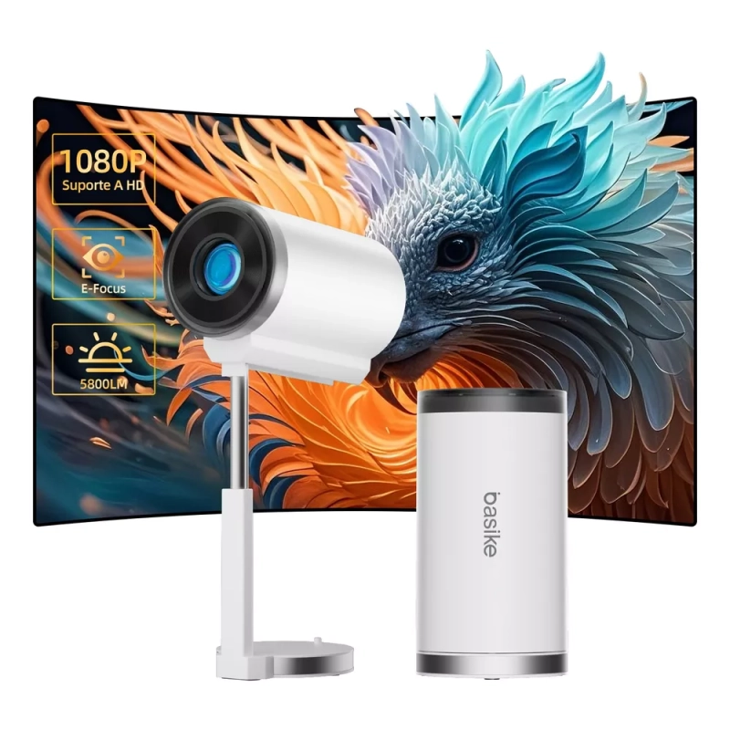 Projetor Smart Hd 4k Bluetooth 5g Wi-fi Projetor De Cinema