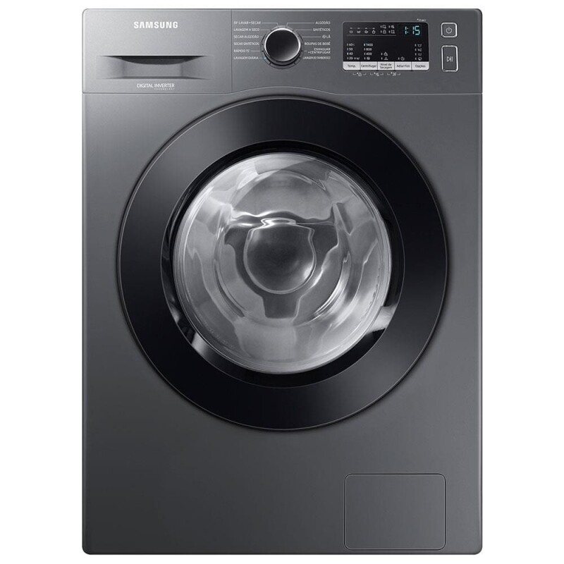 Lava e Seca Samsung WD11M 3 em 1 Inox Look com Lavagem a Seco WD11M4473PX 11 kg - 110V