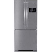 Geladeira Brastemp Frost Free Side Inverse 3 Portas 554 Litros Inox - BRO85AK